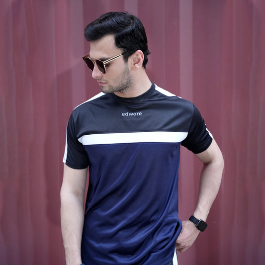 Men’s Black/Navy Dri-Fit Summer Tracksuit