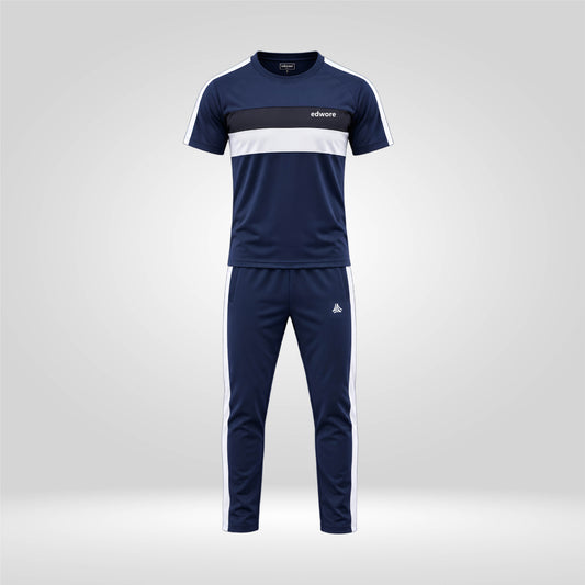Onyx Panel Navy/White/Black Men’s Tracksuit