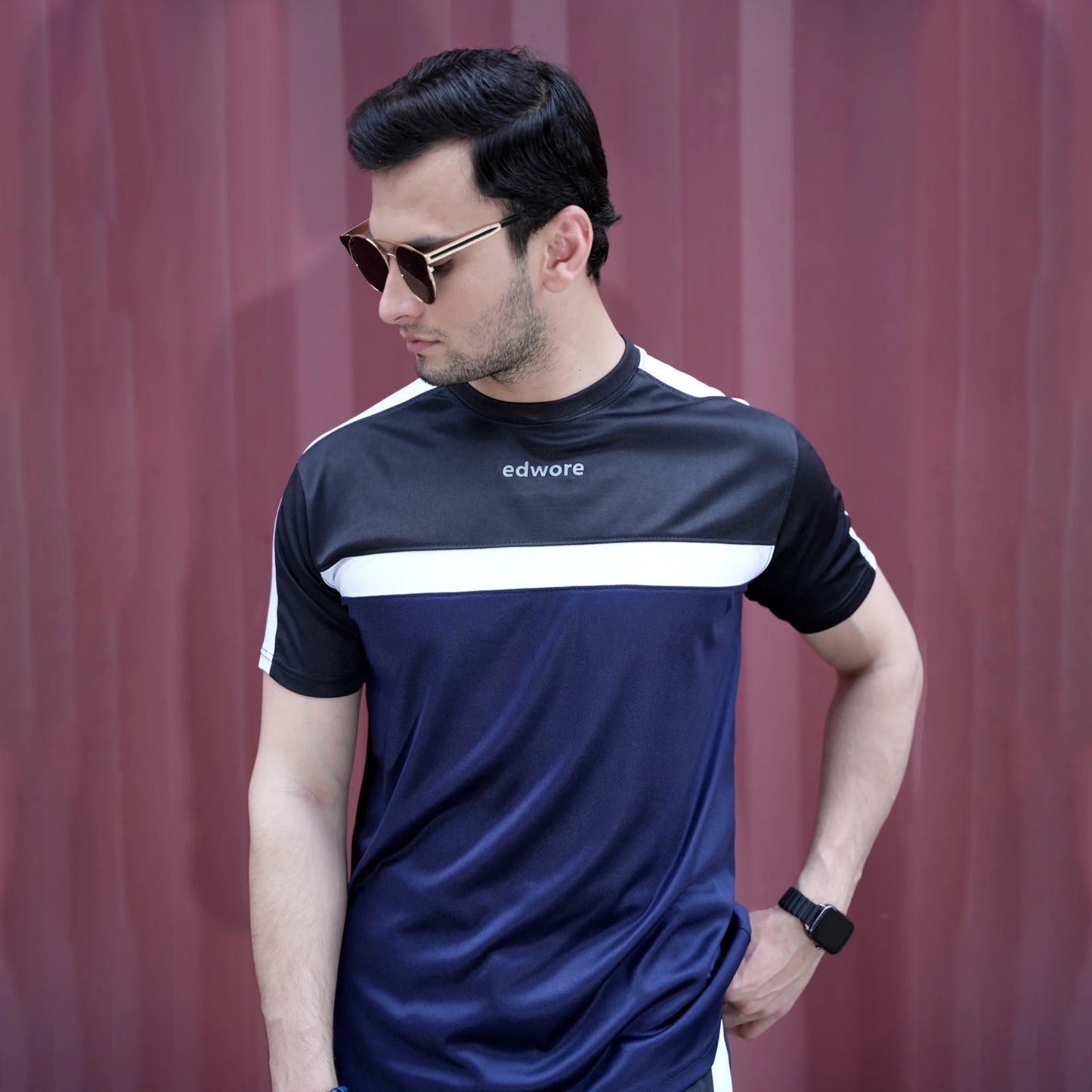 Men’s Black/Navy Dri-Fit Summer Tracksuit