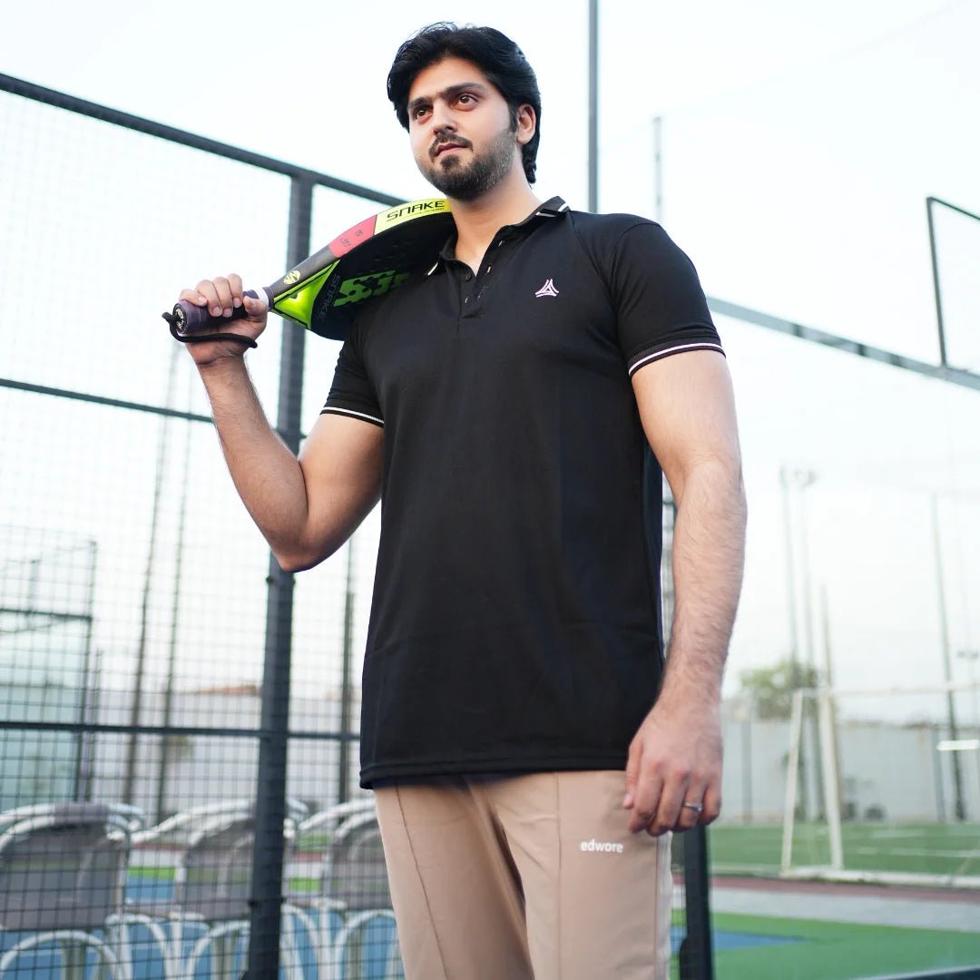 Men’s Premium Black Polo Shirt