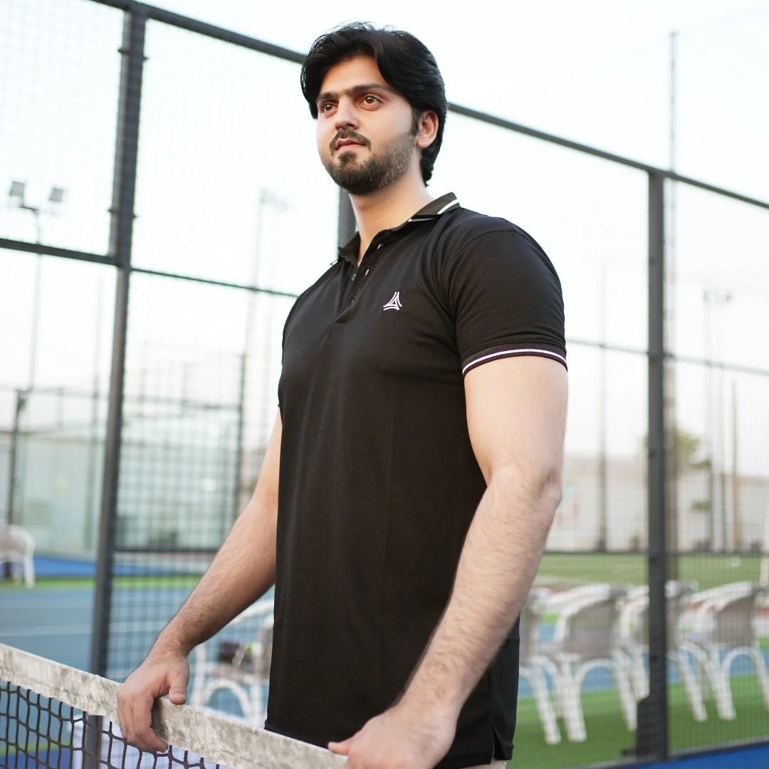 Men’s Premium Black Polo Shirt