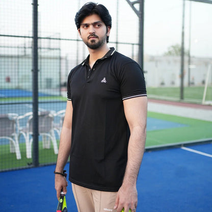 Men’s Premium Black Polo Shirt